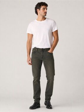 CLOSED Olive Green Italian Denim Jeans Slim Straight Leg Size 29